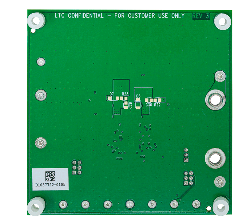 DC2575A Evaluation Board - Bottom View