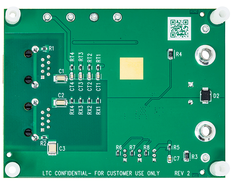 DC2579A Evaluation Board - Bottom View