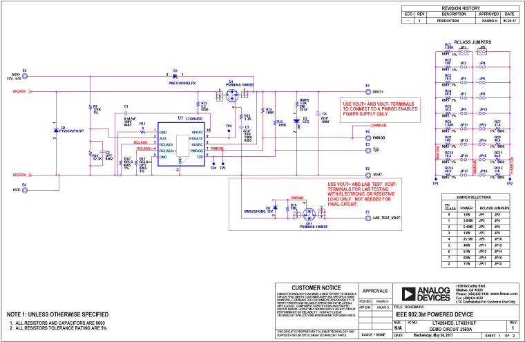 DC2583A Application Circuit