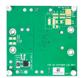 DC2615A Evaluation Board - Bottom View