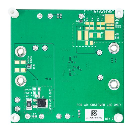 DC2615A Evaluation Board - Bottom View
