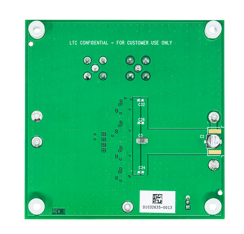 DC2637A Evaluation Board - Bottom View