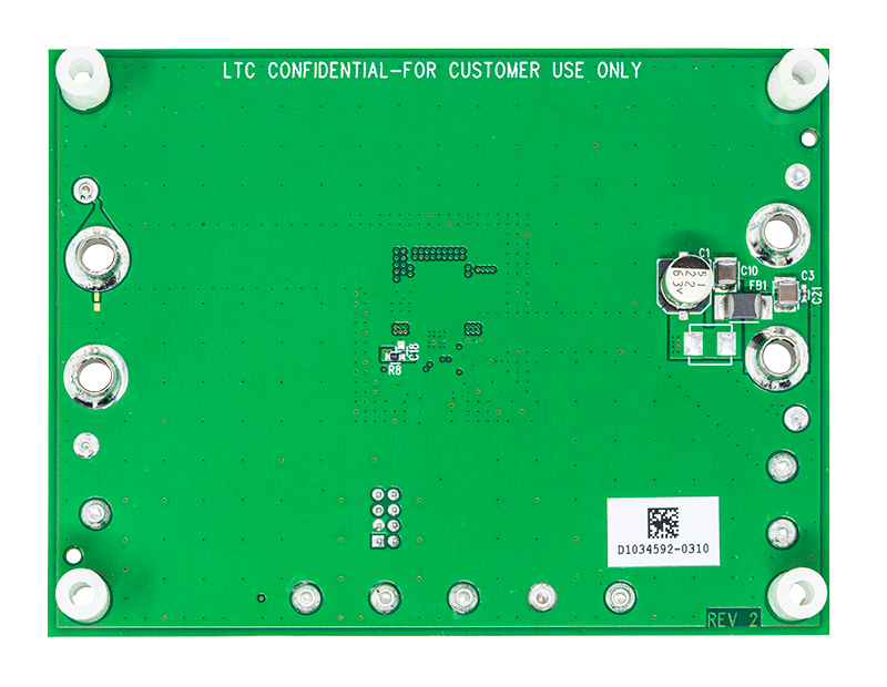 DC2658A Evaluation Board - Bottom View