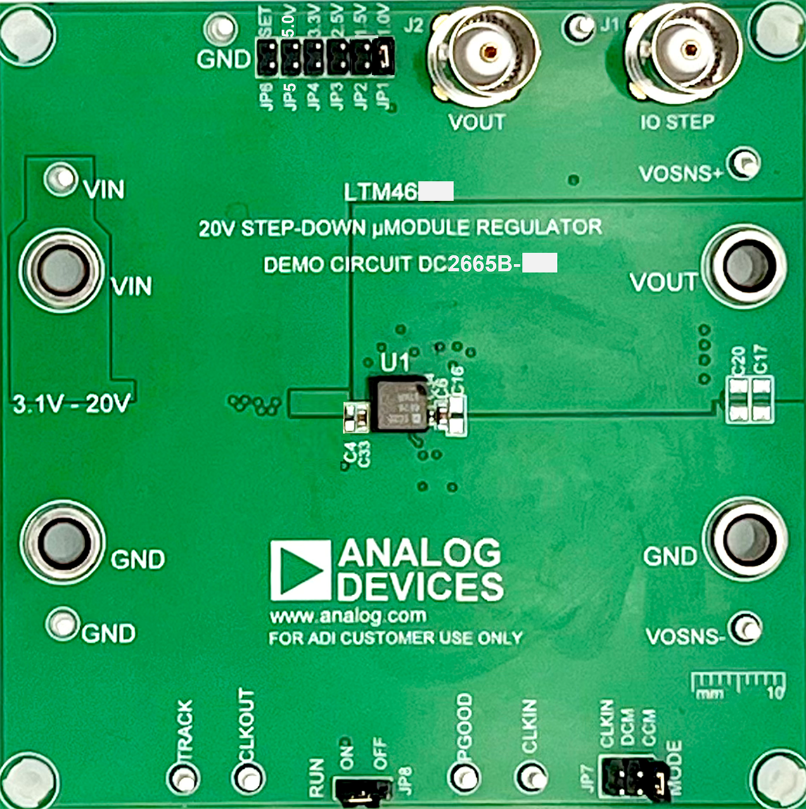 DC2665B-C Evaluation Board - Top View
