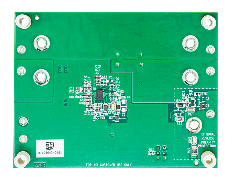 DC2674A Evaluation Board - Bottom View