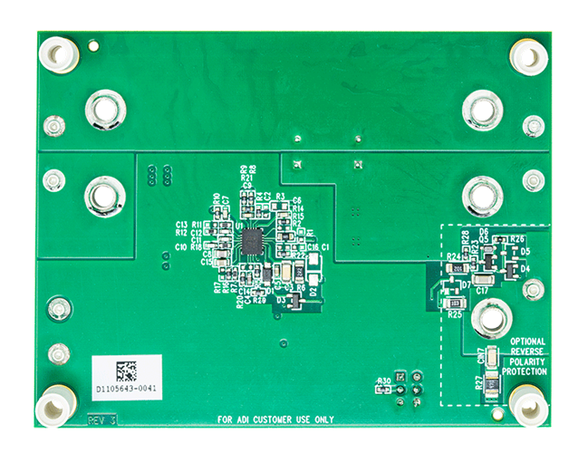 DC2674A Evaluation Board - Bottom View