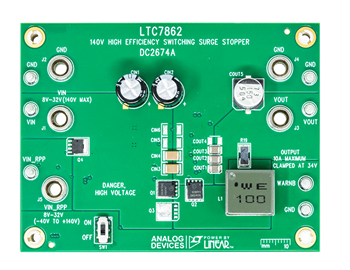 DC2674A Evaluation Board - Top View