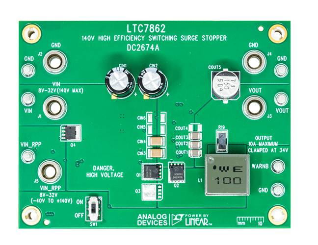 DC2674A Evaluation Board - Top View