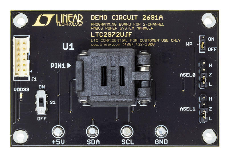 DC2691A Evaluation Board - Top View