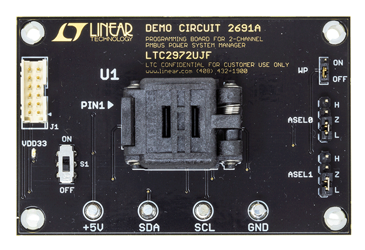 DC2691A Evaluation Board - Top View