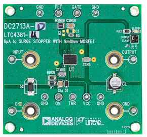 DC2713A-D Evaluation Board - Top View
