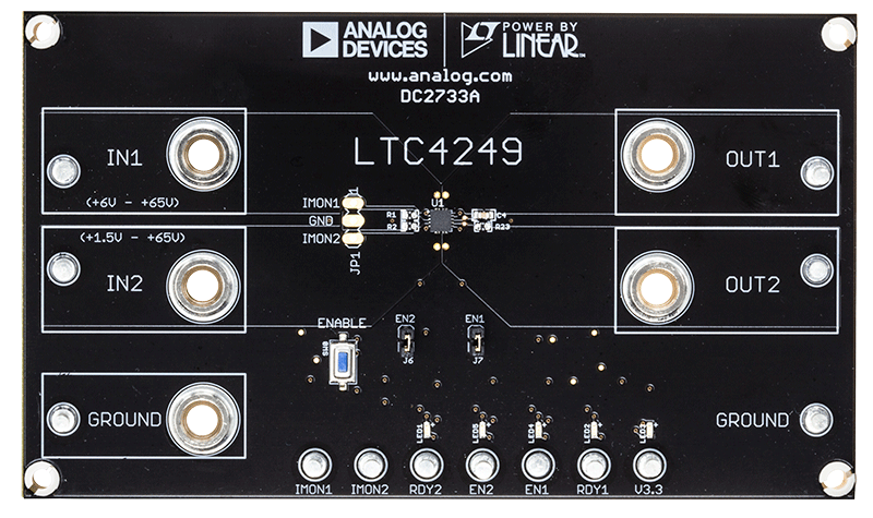 DC2733A Evaluation Board - Top View