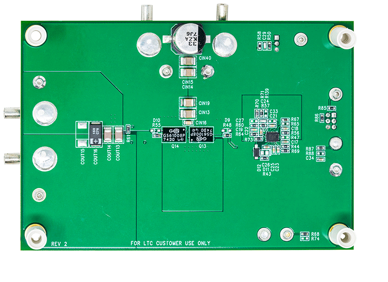 DC2736A Evaluation Board - Bottom View