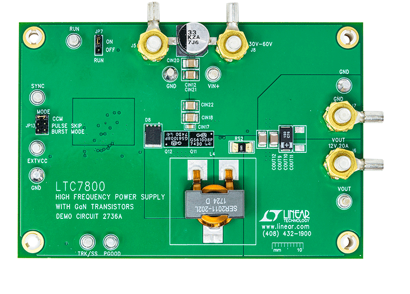 DC2736A Evaluation Board - Top View