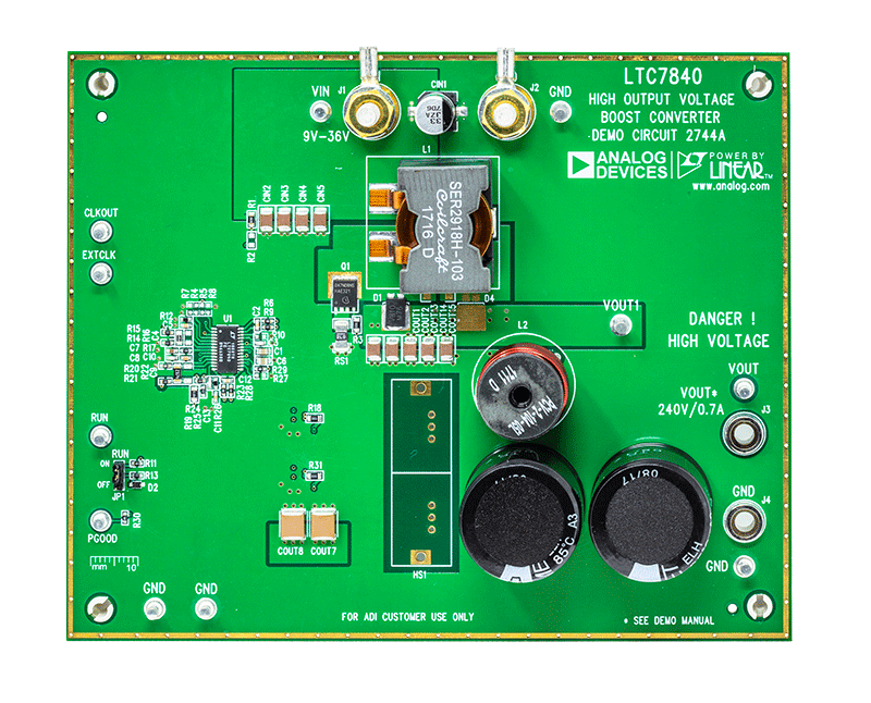 DC2744A Evaluation Board - Top View