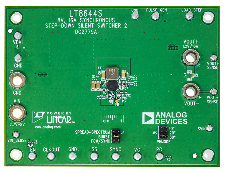 DC2779A Evaluation Board - Top View