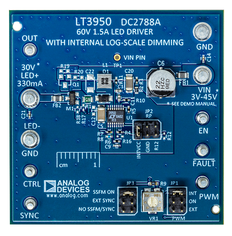 DC2788A Evaluation Board - Top