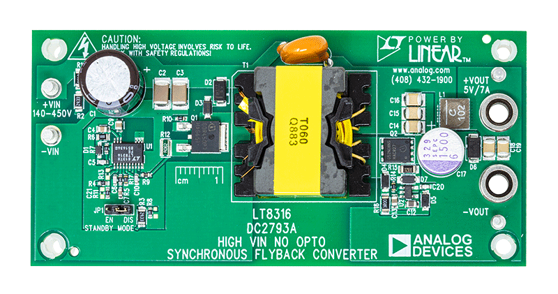 DC2793A Evaluation Board - Top View