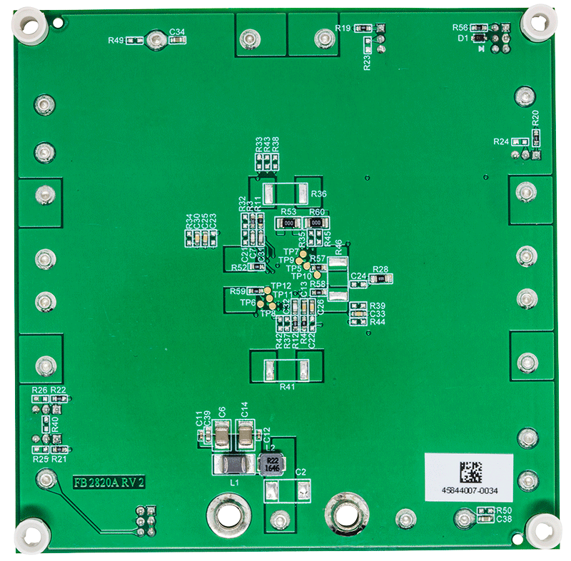 DC2820A Evaluation Board - Bottom View