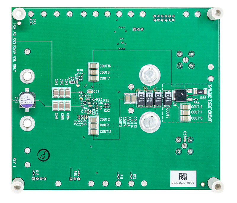 DC2830A Evaluation Board - Bottom View