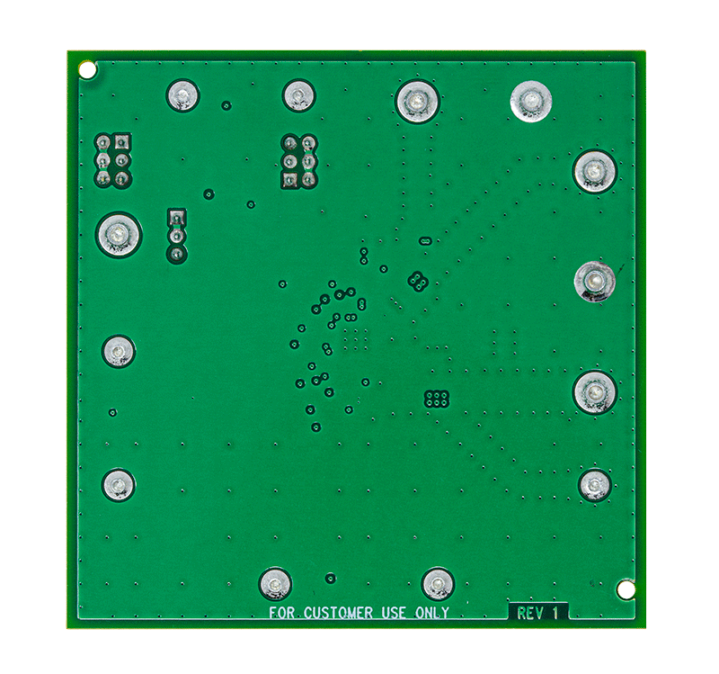 DC2857A Evaluation Board - Bottom View