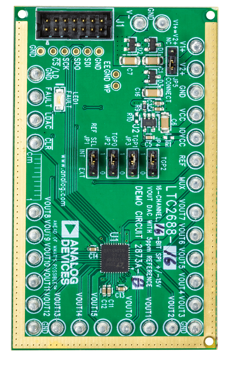 DC2873A-B Evaluation Board - Top View