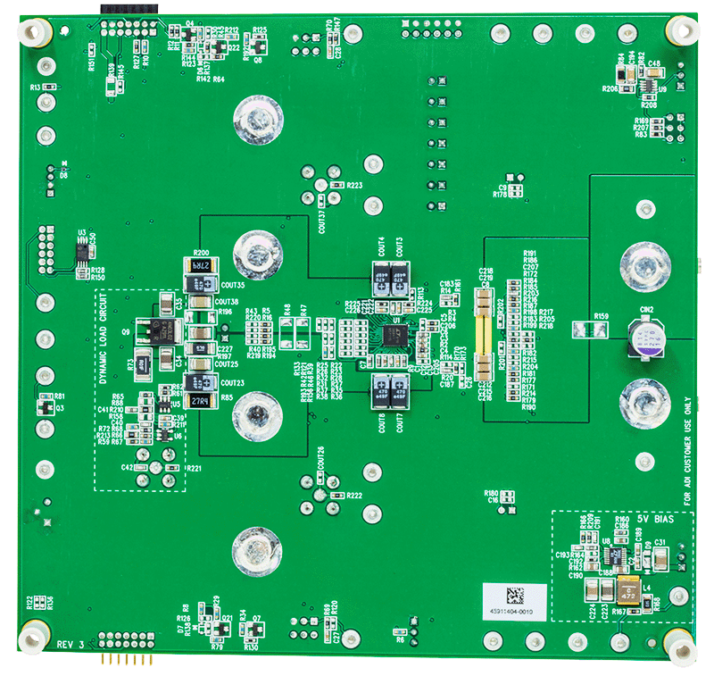 DC2881A-A Evaluation Board - Bottom View