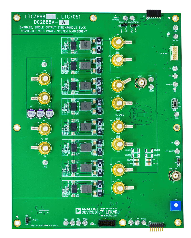 DC2888A-A Evaluation Board Top