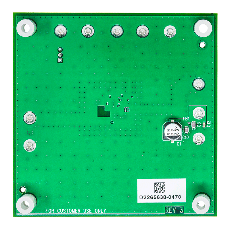 DC2822A Demo Board - Bottom View