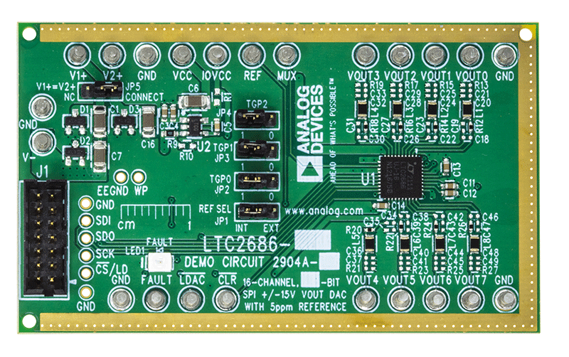 DC2904A Evaluation Board - Top View