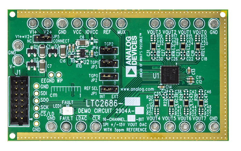 DC2904A Evaluation Board - Top View
