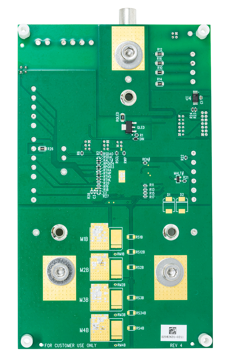 DC2909A Evaluation Board - Bottom View