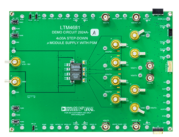 DC2924A-A Evaluation Board - Top View