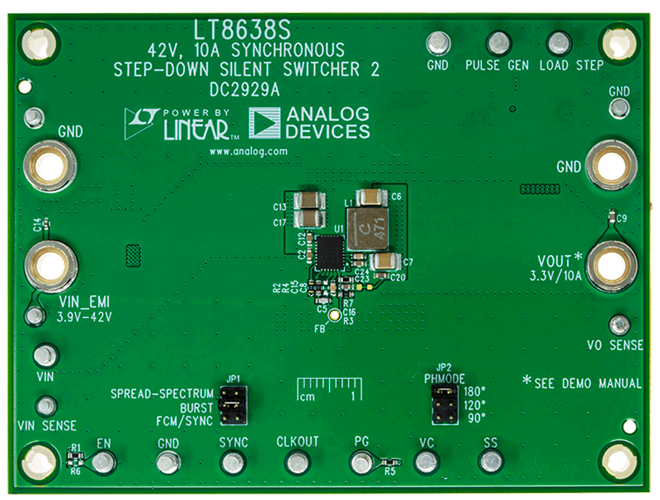 DC2929A Evaluation Board - Top View