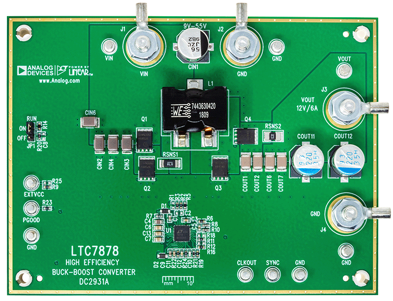 DC2931A Evaluation Board - Top View