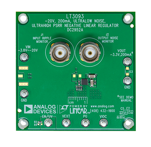 DC2952A Evaluation Board - Top View
