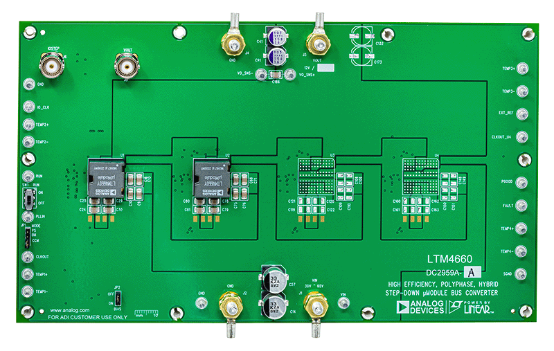 DC2959A-A Evaluation Board Photo Top