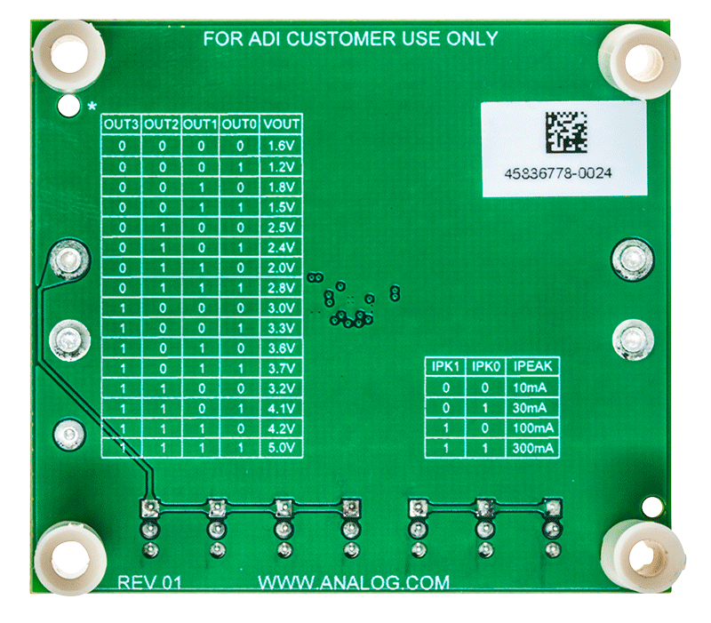 DC2965A Evaluation Board - Bottom View
