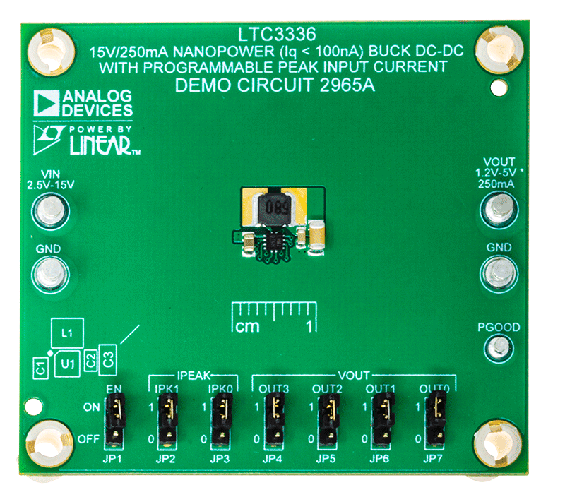 DC2965A Evaluation Board - Top View