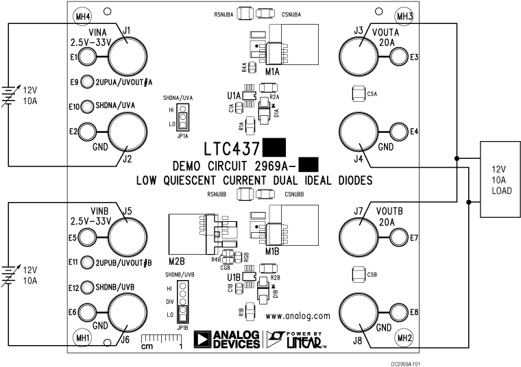 DC2969A Demo Circuit Diagram