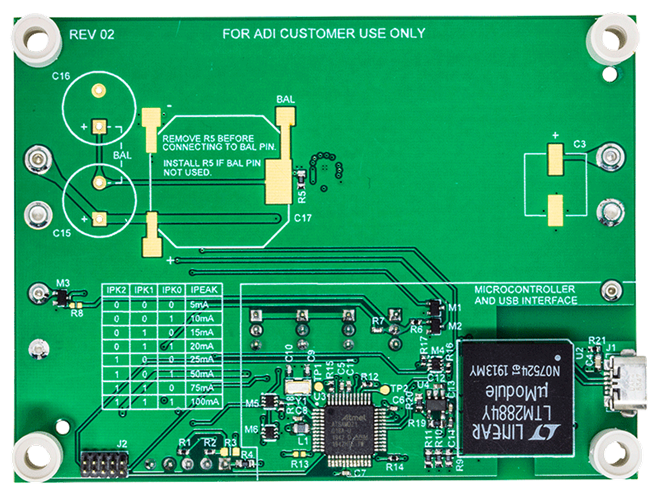 DC2973A Evaluation Board - Bottom View