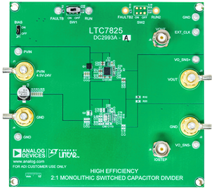 DC2993A-A Evaluation Board - Top View