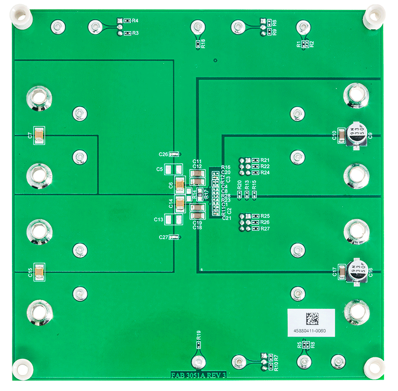 DC3051A Evaluation Board - Bottom View