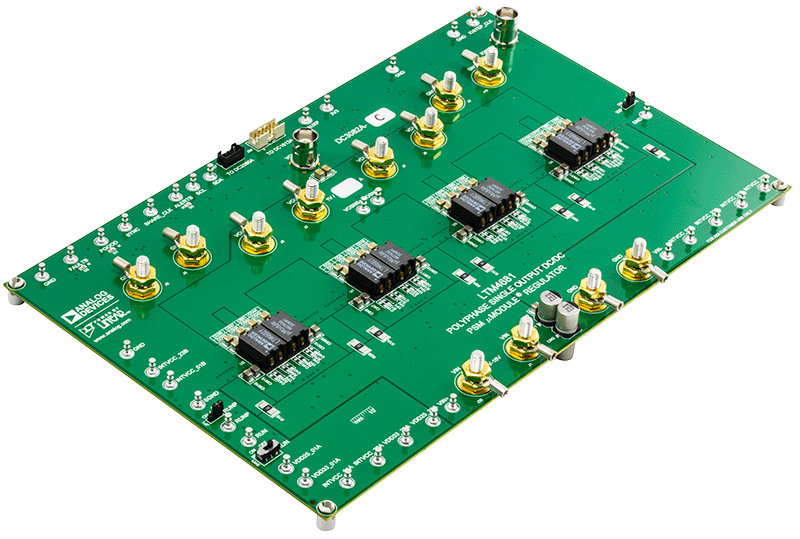 DC3082A-C Evaluation Board - Angle View