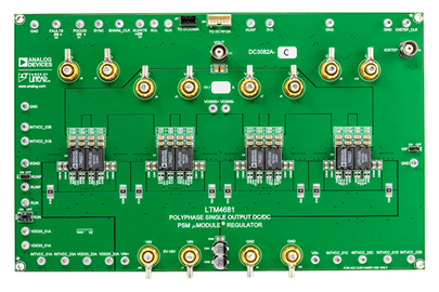 DC3082A-C Evaluation Board - Top View