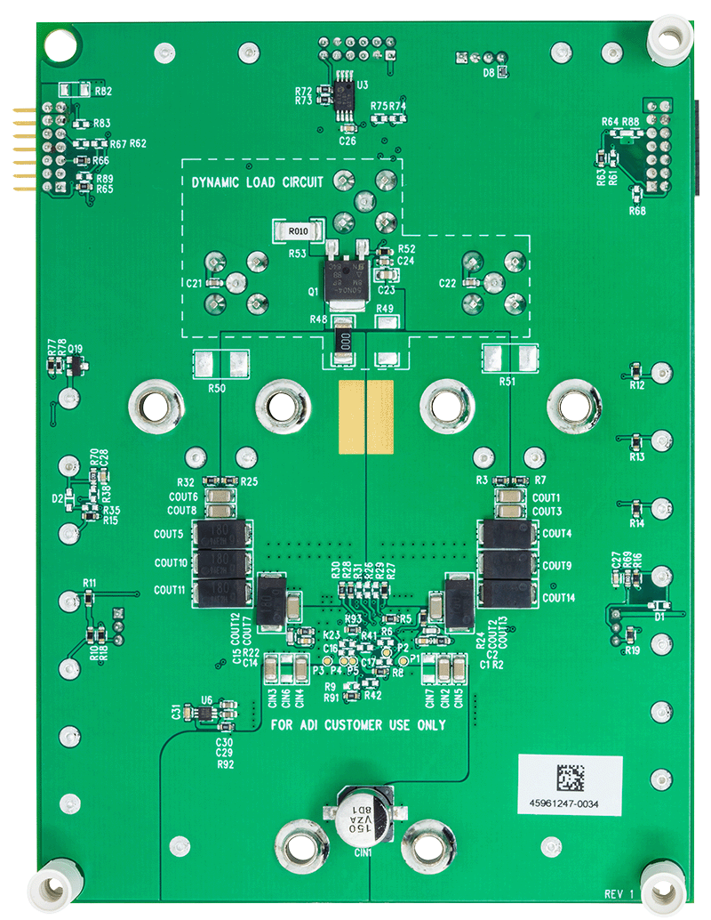 DC3089A Evaluation Board - Bottom View