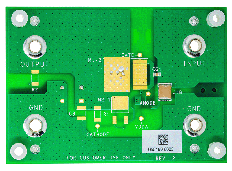 DC3117A Evaluation Board - Bottom View