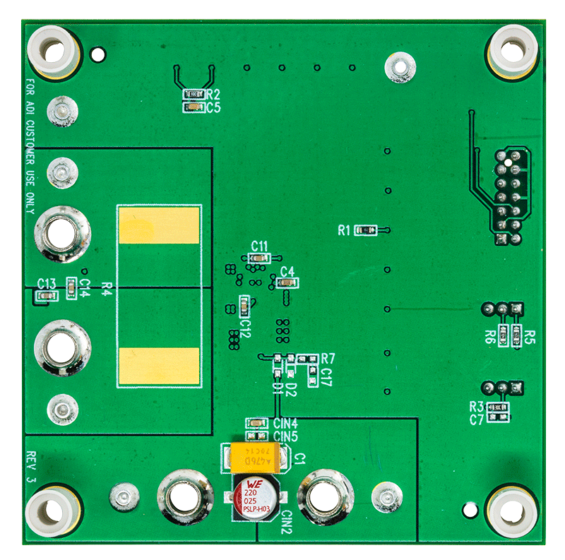 DC3145A Evaluation Board - Bottom View
