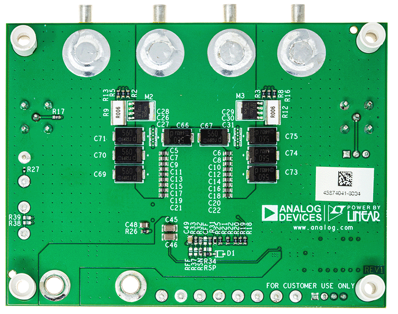 DC3190A-A Evaluation Board - Bottom View