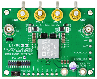 DC3190A-A Evaluation Board - Top View